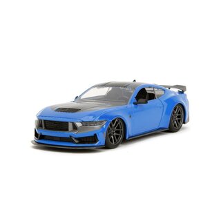 JADA TOYS JAD 35276 Jada 1/24 "BIGTIME Muscle" 2024 Mustang Dark Horse - Blue