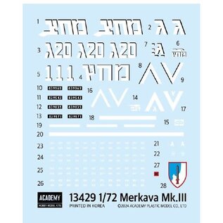 Academy/Model Rectifier Corp. ACA 13429 Academy 1/72 Merkava Mk. III