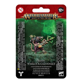 GAMES WORKSHOP WAR 99070206007 AOS SKAVEN WARLOCK GALVANEER
