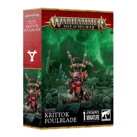GAMES WORKSHOP WAR 99120206052 AOS SKAVEN KRITTOK FOULBLADE
