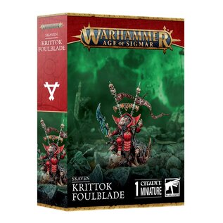 GAMES WORKSHOP WAR 99120206052 AOS SKAVEN KRITTOK FOULBLADE