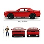 JADA TOYS JAD 35185 Jada 1/24 "Hollywood Rides" - The Walking Dead - 2015 Dodge Challenger SRT Hellcat w/ Glenn