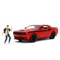 JADA TOYS JAD 35185 Jada 1/24 "Hollywood Rides" - The Walking Dead - 2015 Dodge Challenger SRT Hellcat w/ Glenn