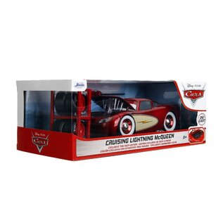 JADA TOYS JAD 98033 Jada 1/24 "Hollywood Rides" - Pixar Cars - Cruising McQueen w/ Rack