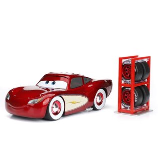 JADA TOYS JAD 98033 Jada 1/24 "Hollywood Rides" - Pixar Cars - Cruising McQueen w/ Rack