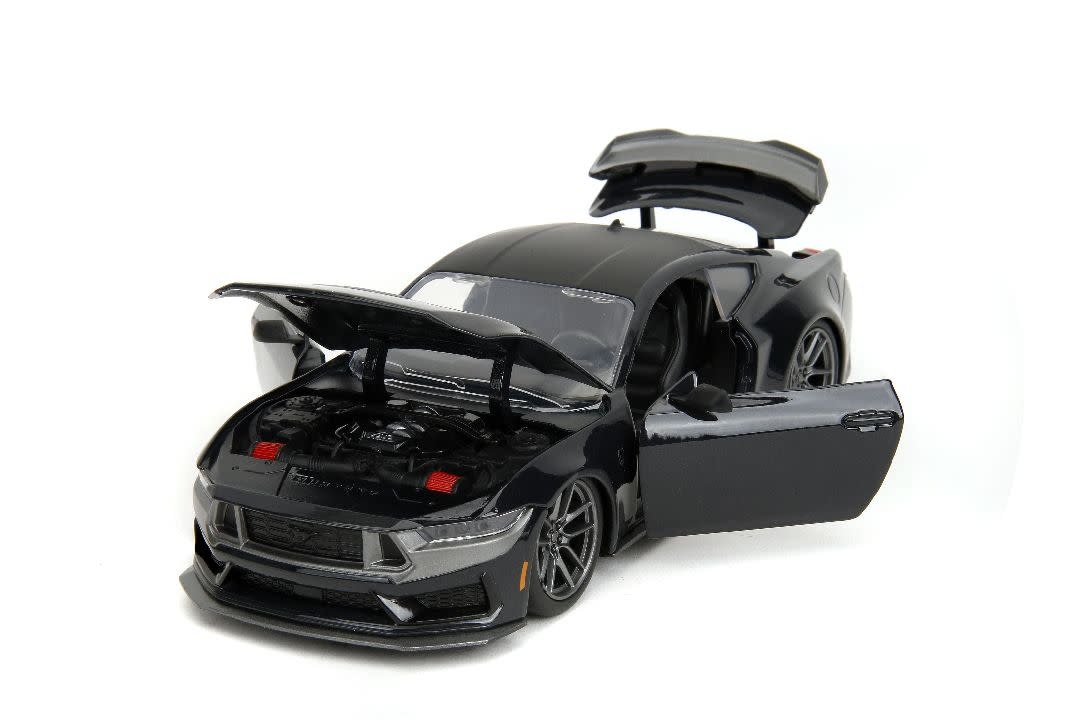 JAD 35278 Jada 1 24 BIGTIME Muscle 2024 Ford Mustang Dark Horse Blue Ember