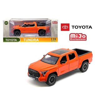 M&J TOYS KT-H08555R-SO 1:24 2023 Toyota Tundra TRD Off-Road 4×4 (Solar Octane Orange) die-cast
