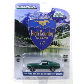 GREENLIGHT COLLECTIBLES GLC 30505 1967 FORD MUSTANG GT HIGH COUNTRY SPECIAL 1/64 DIE-CAST