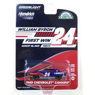 GREENLIGHT COLLECTIBLES GLC 30496 1969 CHEVROLET CAMARO WILLIAM BYRON 1/64 DIE-CAST FIRST WIN