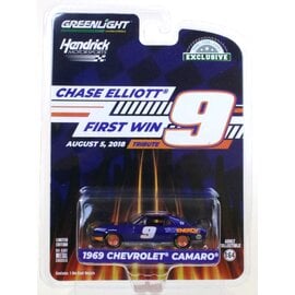 GREENLIGHT COLLECTIBLES GLC 30494 1969 CHEVROLET CAMARO CHASE ELLIOTT 1/64 DIE-CAST FIRST WIN