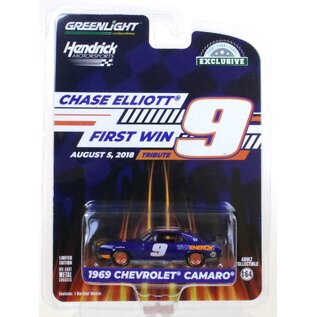 GREENLIGHT COLLECTIBLES GLC 30494 1969 CHEVROLET CAMARO CHASE ELLIOTT 1/64 DIE-CAST FIRST WIN