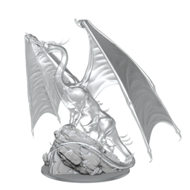 WIZKIDS WK 90491 D&D Nolzur's Marvelous Unpainted Miniatures: Wave 17: Young Emerald Dragon