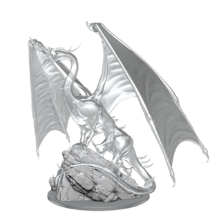 WIZKIDS WK 90491 D&D Nolzur's Marvelous Unpainted Miniatures: Wave 17: Young Emerald Dragon
