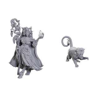 WIZKIDS WK 90722 Critical Role Unpainted Miniatures: Wave 23: Fearne Calloway & Mister