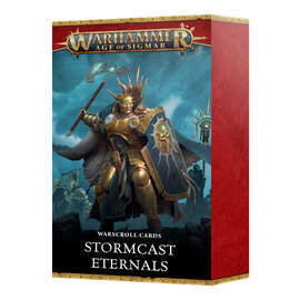 GAMES WORKSHOP WAR 60050218002 AOS WARSCROLL CARDS STORMCAST ETERNALS