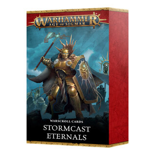 GAMES WORKSHOP WAR 60050218002 AOS WARSCROLL CARDS STORMCAST ETERNALS