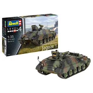 REVELL GERMANY REV 03353 RAKETENJAGDPANZER JAGUAR 1 1/35 PLASTIC MODEL