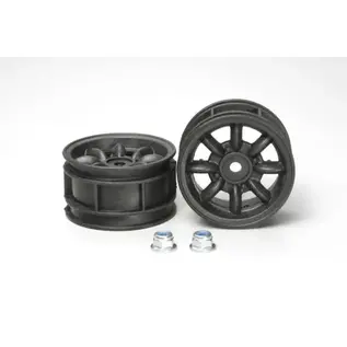 TAMIYA TAM 53341 M-CHASSIS 8-SPOKE WHEELS 2pcs. (CARBON REINFORCED)