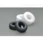 TAMIYA TAM 51717 BLOCK PIN " ROUGH RIDE" TIRES (W/INNER SPONGE, 2pcs. )