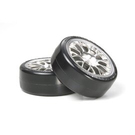 TAMIYA TAM 54021 1/10 SD Drift Tech Tires/Mesh Whls 24mm