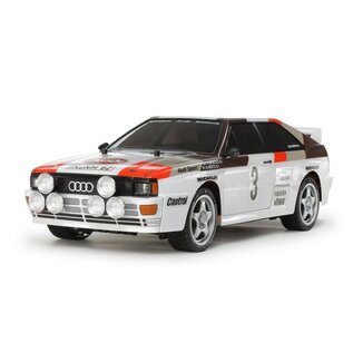 TAMIYA TAM 58667 RC Audi Quattro A2 Rallye Car Kit, TT-02 Chassis (W/ESC)