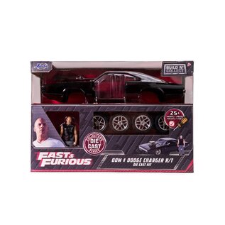JADA TOYS JAD 35905 Jada 1/24 "Fast & Furious" Dom's Charger R/T - Build N' Collect