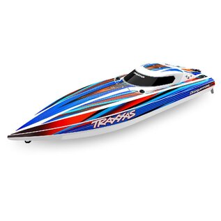 TRAXXAS TRA 106064-4-BLUE Traxxas Disruptor High-Performance Boat, 4S VXL - Blue