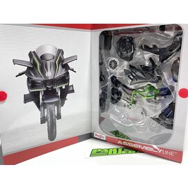 MAISTO MAI 39198 Maisto 1/12 Assembly Line Kawasaki Ninja H2R (Grey)