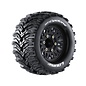 Louise RC LOU LT3226SX Louise R/C MT-Cyclone 2.8" Removable Hex Black Whls 4.7" OD(2)