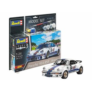 REVELL GERMANY REV 67685 PORSCHE 934 RSR "MARTINI" 1/24 PLASTIC MODEL GIFT SET