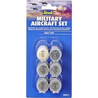 REVELL GERMANY REV 39071 Aqua color Military aircraft set (6)