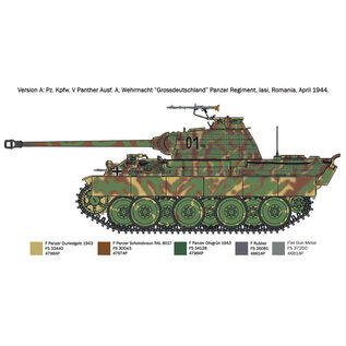 ITALERI ITA 7018 Pz.Kpfw. V Panther Ausf. A sd. Kfz. 171 1/72 plastic model