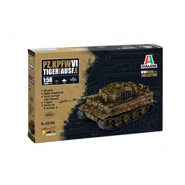 ITALERI ITA 25755 PZ.KPFW VI TIGER I AUSF.E 1/56 PLASTIC MODEL