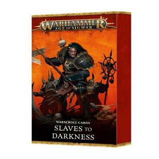 GAMES WORKSHOP WAR 60050201005 AOS WARSCROLL CARDS SLAVES TO DARKNESS