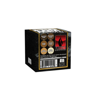 Monument Hobbies MMH-MPA-SET-S05 Monument Hobby Pro Acryl Flameon Singnature Set - 6 Colors