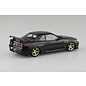 AOSHIMA AOS 06631 Aoshima 1/32 SNAP KIT #11-SP2 Nissan R34 Skyline GT-R Custom Wheel (Black Pearl)