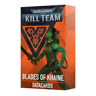 GAMES WORKSHOP WAR 60050104005 KILL TEAM BLADES OF KHAINE DATACARDS