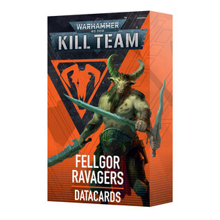 GAMES WORKSHOP WAR 60050102022 KILL TEAM FELLGOR RAVAGERS DATACARDS