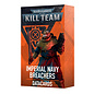 GAMES WORKSHOP WAR 60050108015 KILL TEAM IMPERIAL NAVY BREACHERS DATACARDS