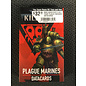 GAMES WORKSHOP WAR 60050102019 KILL TEAM PLAGUE MARINES DATACARDS