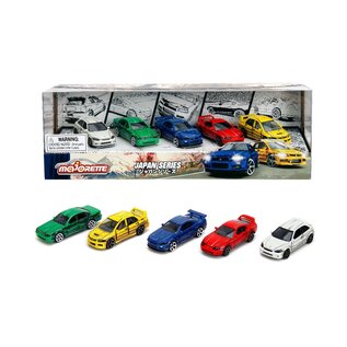 JADA TOYS JAD 212051031 Jada 1/64 "Majorette" Japan Series Giftpack (5)