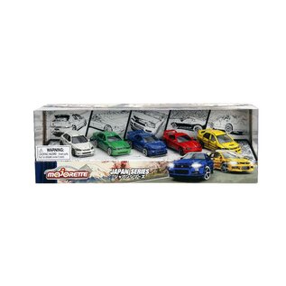 JADA TOYS JAD 212051031 Jada 1/64 "Majorette" Japan Series Giftpack (5)