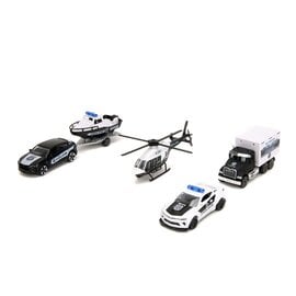 JADA TOYS JAD 212053188 Jada 1/64 "Majorette" Police Force Giftpack (5)