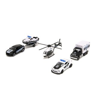 JADA TOYS JAD 212053188 Jada 1/64 "Majorette" Police Force Giftpack (5)