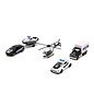 JADA TOYS JAD 212053188 Jada 1/64 "Majorette" Police Force Giftpack (5)