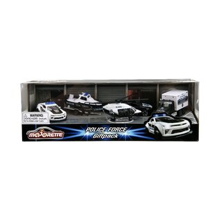 JADA TOYS JAD 212053188 Jada 1/64 "Majorette" Police Force Giftpack (5)