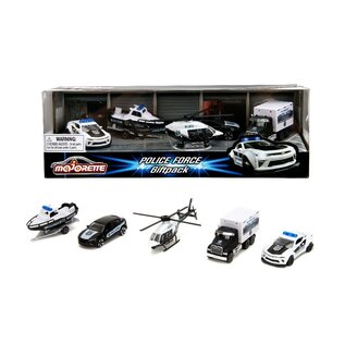 JADA TOYS JAD 212053188 Jada 1/64 "Majorette" Police Force Giftpack (5)