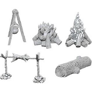 WIZKIDS WK 73860 CAMPFIRE AND SITTING LOG WAVE 10