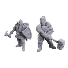 WIZKIDS WK 90733 D&D Nolzur's Marvelous Unpainted Miniatures: Limited Edition 50th Anniversary: Dwarves