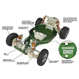 Team Associated ASC 6010 Team Associated 1/10 RC10 Green Masters 60th 2wd Kit
